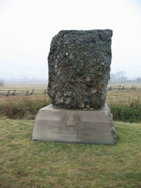 20TH MASSACHUSETTS INFANTRY WAR MEMORIAL