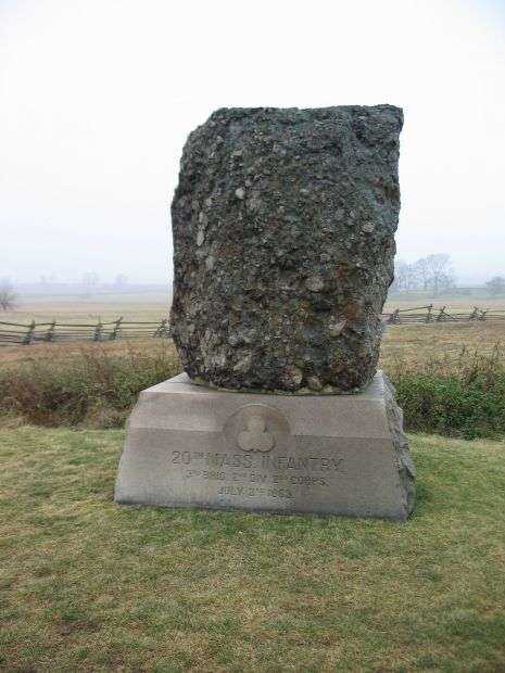 20TH MASSACHUSETTS INFANTRY WAR MEMORIAL