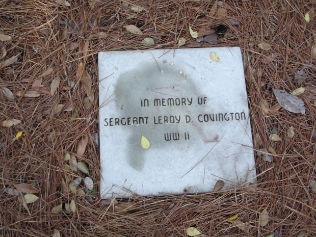 WILDWOOD GARDEN CLUB WORLD WAR II MEMORIAL PINE TREES TABLET A