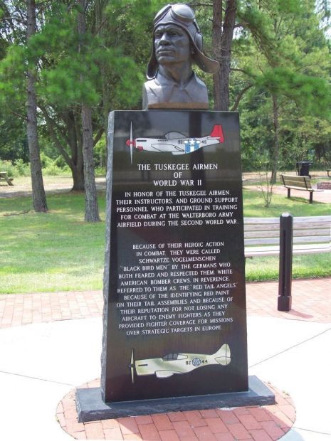 THE TUSKEGEE AIRMEN OF WORLD WAR II MEMORIAL BUST