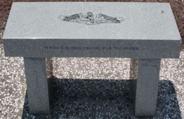 COLD WAR SUBMARINE MEMORIAL BENCH N