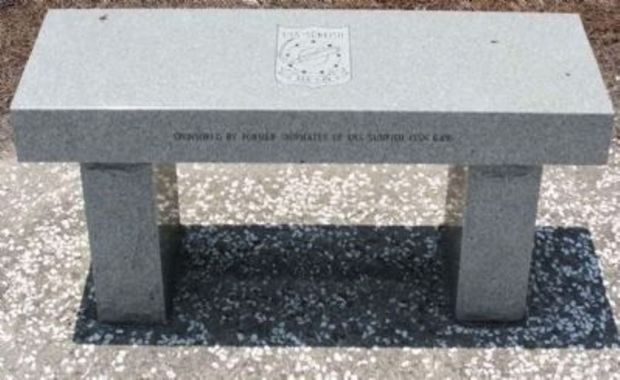 COLD WAR SUBMARINE MEMORIAL BENCH L