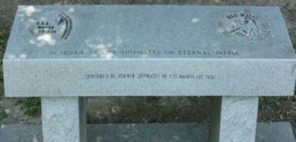 COLD WAR SUBMARINE MEMORIAL BENCH K