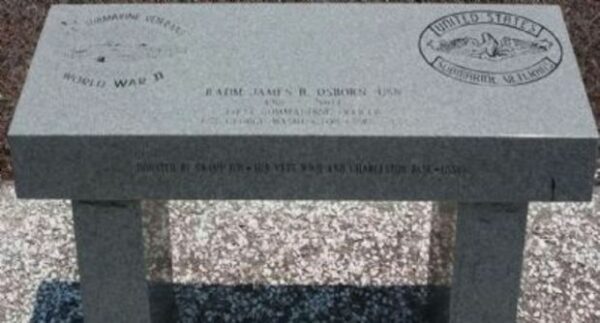 COLD WAR SUBMARINE MEMORIAL BENCH A