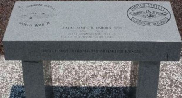 COLD WAR SUBMARINE MEMORIAL BENCH A