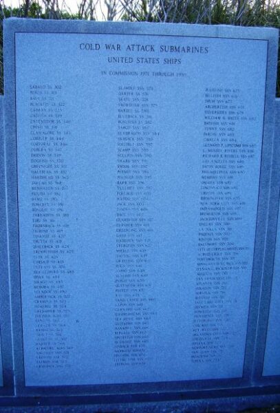 COLD WAR SUBMARINE MEMORIAL STONE C