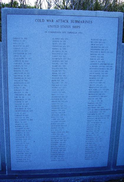 COLD WAR SUBMARINE MEMORIAL STONE C