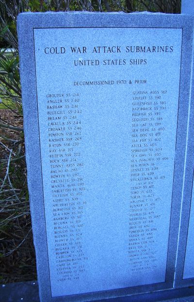 COLD WAR SUBMARINE MEMORIAL STONE B