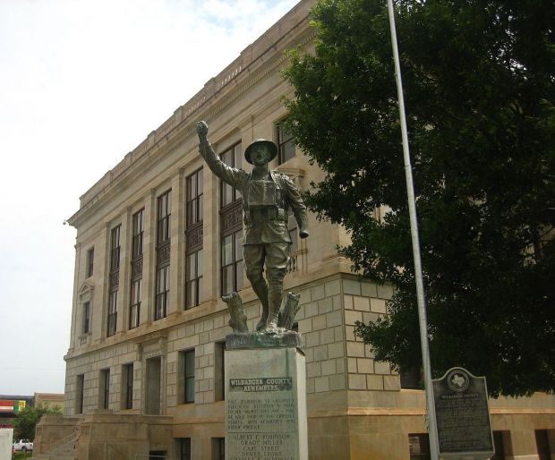 WILBARGER COUNTY REMEMBERS WORLD WAR I MEMORIAL