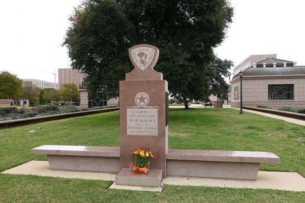 DEPARTMENT OF TEXAS VFW WORLD WAR I MEMORIAL