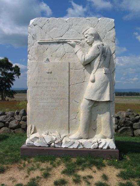 1ST COMPANY MASSACHUSETTS SHARPSHOOTERS WAR MEMORIAL