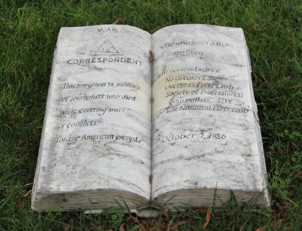 WAR CORRESPONDENT MEMORIAL BOOK