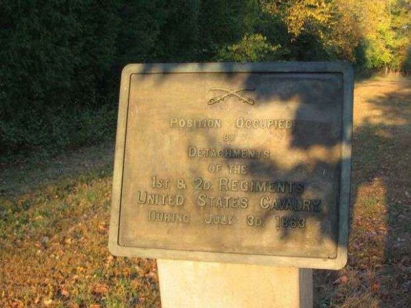 1ST & 2D REGIMENTS UNITED STATES CAVALRY MEMORIAL PLAQUE I