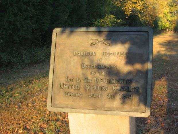 1ST & 2D REGIMENTS UNITED STATES CAVALRY MEMORIAL PLAQUE I