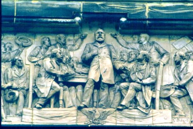 JAMES A. GARFIELD MEMORIAL RELIEF PANEL