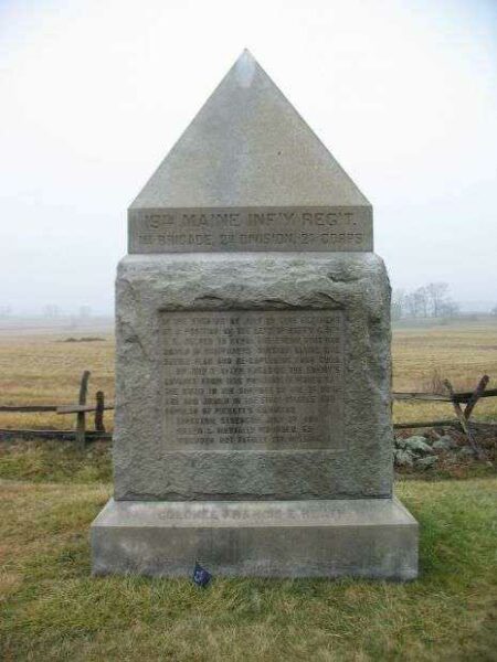 19TH MAINE INFANTRY REGIMENT WAR MEMORIAL