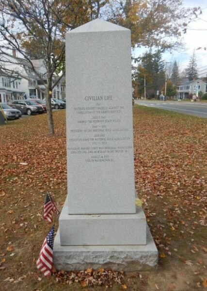 MERRITT AUSTIN EDISON WAR MEMORIAL SIDE D