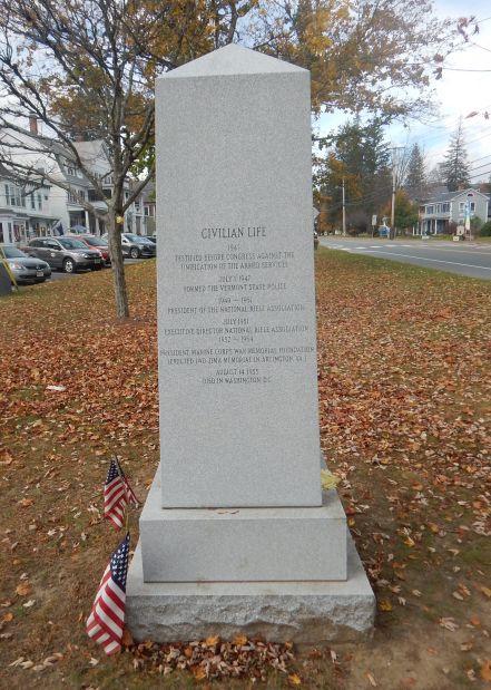 MERRITT AUSTIN EDISON WAR MEMORIAL SIDE D