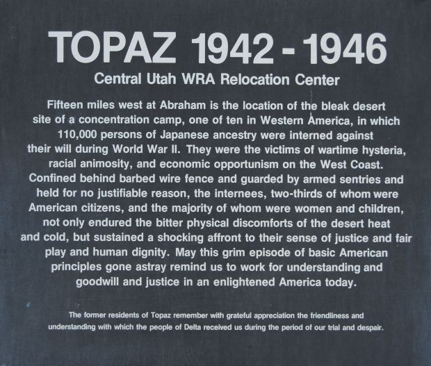TOPAZ 1942-1946 WAR MEMORIAL PLAQUE