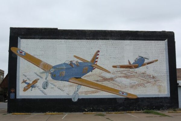 CORSICANA ARMY AIRFIELD WAR MEMORIAL MURAL