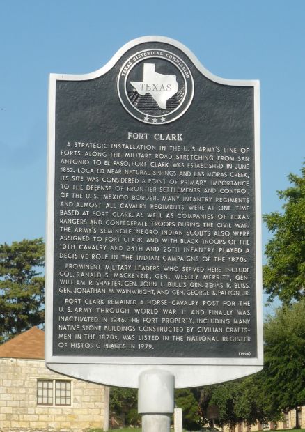 FORT CLARK WAR MEMORIAL MARKER