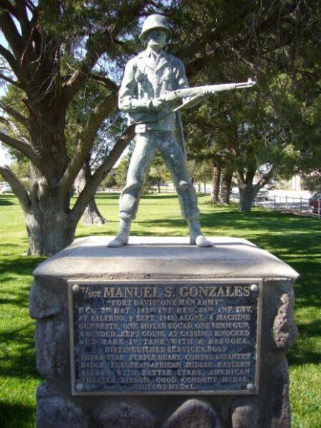 T/SGT. MANUEL S. GONZALES WAR MEMORIAL