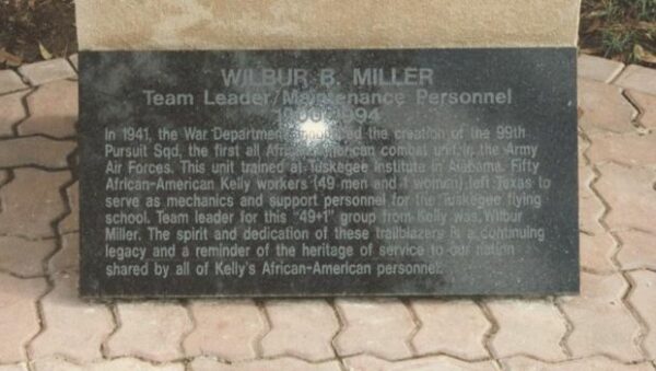 WILBUR B. MILLER WAR MEMORIAL TABLET