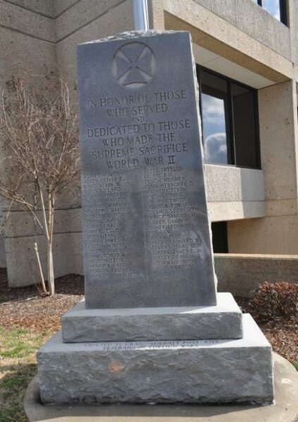 WAYNE COUNTY SUPREME SACRIFICE WORLD WAR II MEMORIAL