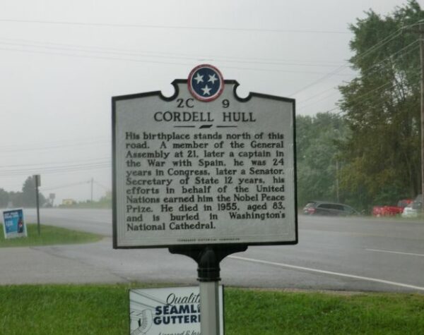CORDELL HULL WAR MEMORIAL MARKER