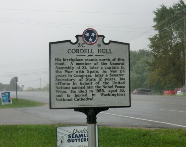 CORDELL HULL WAR MEMORIAL MARKER