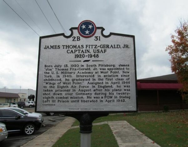 JAMES THOMAS FITZ-GERALD, JR. MEMORIAL MARKER