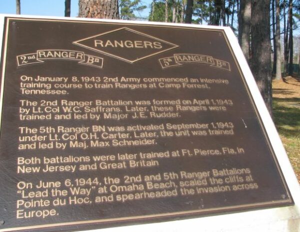 RANGERS, 2ND RANGER BN, 5TH RANGER BN MEMORIAL PLAQUE