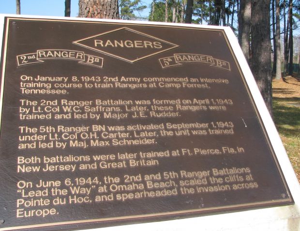 RANGERS, 2ND RANGER BN, 5TH RANGER BN MEMORIAL PLAQUE