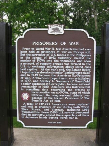 PRISONERS OF WAR MEMORIAL MARKER