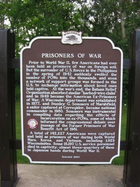 PRISONERS OF WAR MEMORIAL MARKER