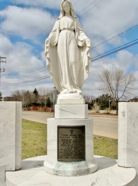 ST. STANISLAUS PARISH WORLD WAR II MEMORIAL STATUE