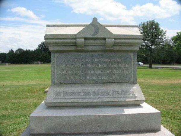 157TH REGIMENT NEW YORK VOLUNTEERS WAR MEMORIAL