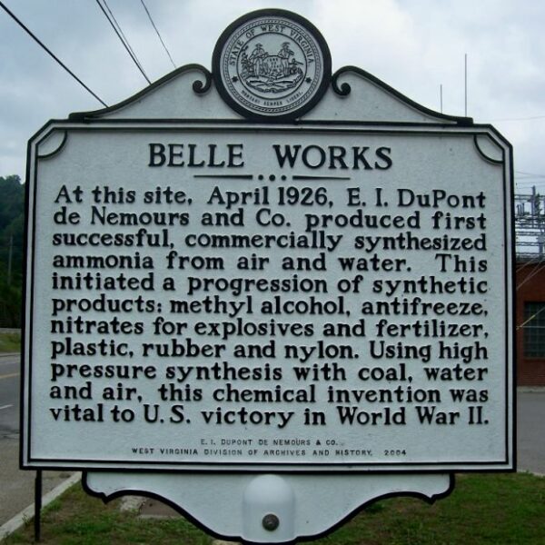 BELLE WORKS WAR MEMORIAL MARKER