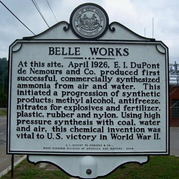 BELLE WORKS WAR MEMORIAL MARKER