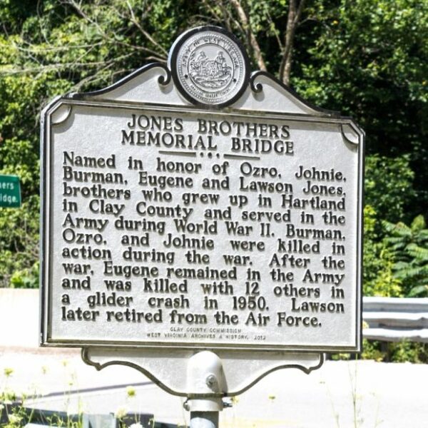 JONES BROTHERS MEMORIAL BRIDGE MARKER
