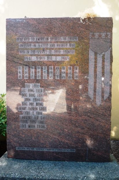 CHINESE AMERICAN SOLDIERS WORLD WAR II MEMORIAL