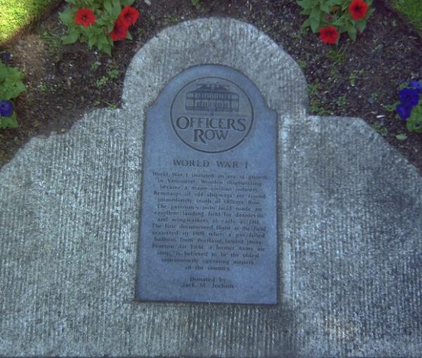 OFFICERS ROW MEMORIAL TABLET B