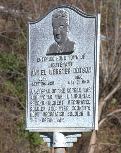 DANIEL WEBSTER DOTSON WAR MEMORIAL MARKER III