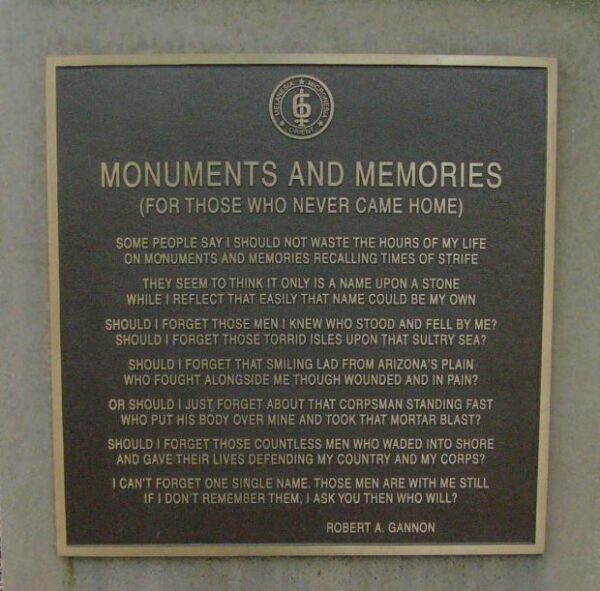 THE ‘STRIKING SIXTH’ WAR MEMORIAL PLAQUE B