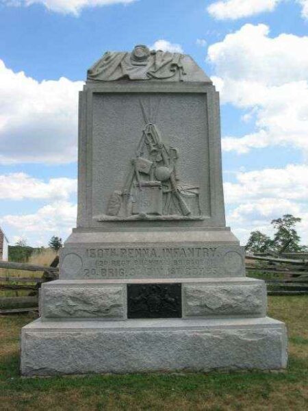150TH PENNSYLVANIA INFANTRY WAR MEMORIAL