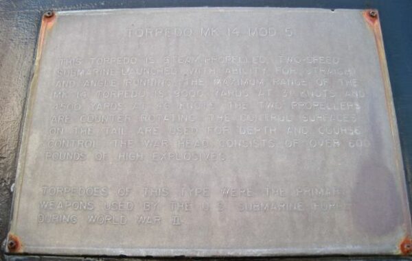 TIDEWATER CHAPTER U.S. SUBMARINE VETERANS WW II MEMORIAL PLAQUE B