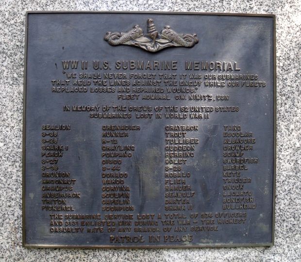 WW II U.S. SUBMARINE MEMORIAL