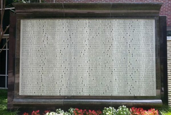 RICHMOND MEMORIAL HOSPITAL FOUNDATION WWII MEMORIAL GARDENS & WALL SECTION B