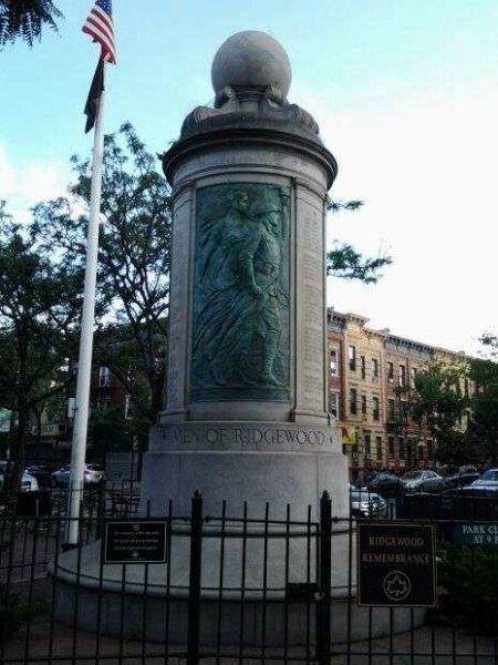 RIDGEWOOD WORLD WAR I MEMORIAL
