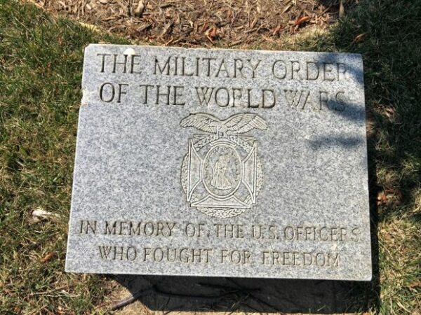 THE MILITARY ORDER OF THE WORLD WARS MEMORIAL TABLET
